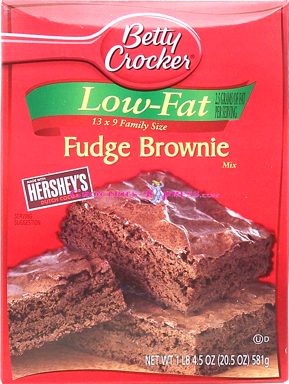 Betty Crocker Brownie Mix low fat fudge brownie mix, family size, 13 x 9 pan Full-Size Picture